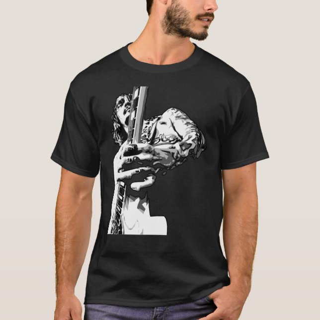 Justin Hawkins Is A Rock God   T-Shirt (Front)