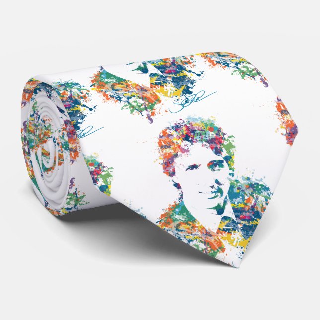 Justin Trudeau Digital Art Tie (Rolled)