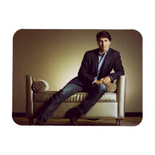 Justin Trudeau in jeans 2014 Magnet