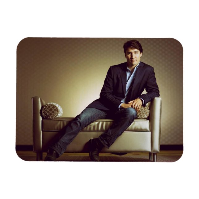 Justin Trudeau in jeans 2014 Magnet (Horizontal)