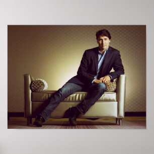 Justin Trudeau in jeans 2014 Poster