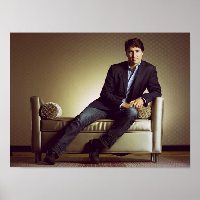 Justin Trudeau in jeans 2014 Poster (Front)