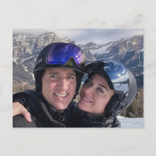 Justin Trudeau & Katy Perry Feb 2026 Postcard