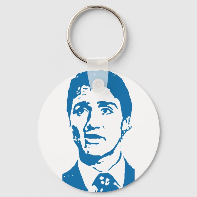 Justin Trudeau Liberal Keychain (Front)