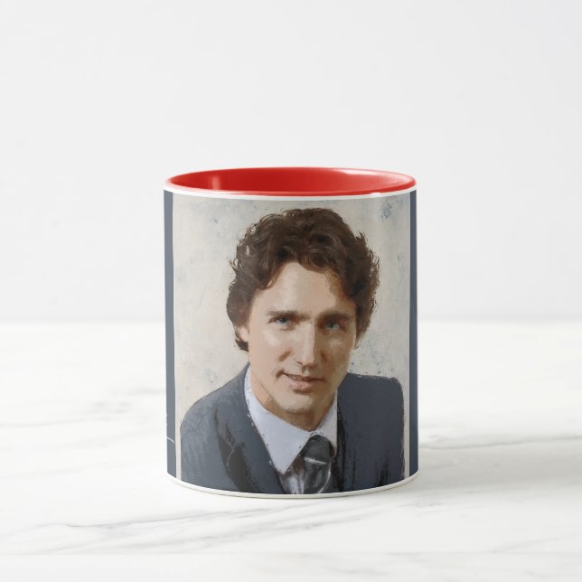 Justin Trudeau Painting Mug (Center)