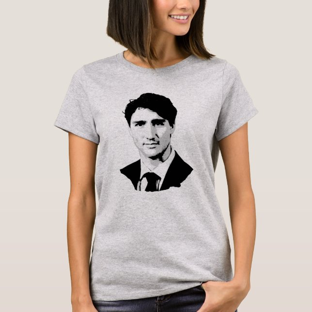 Justin Trudeau Portrait T-Shirt (Front)