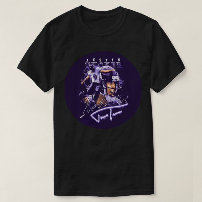 Justin Tucker 2 T-Shirt (Design Front)
