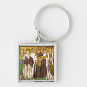 Justinian the Great Roman emperor Keychain