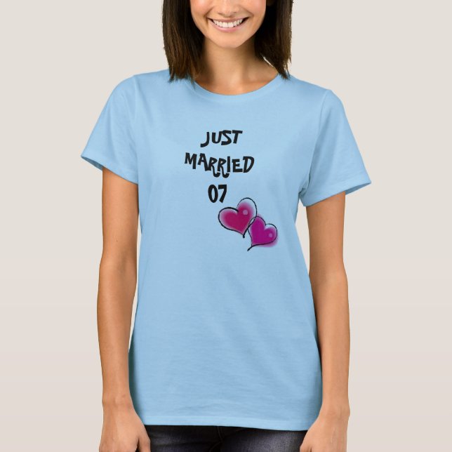 JUSTMARRIED07 T-Shirt (Front)