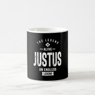 Justus Personalized Name Birthday Gift Coffee Mug
