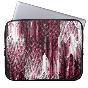 Jute Geometric Ethnic Modern Print. Laptop Sleeve
