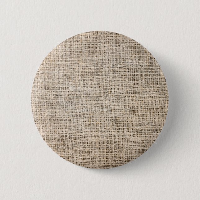 Jute Textile 2 Inch Round Button (Front)