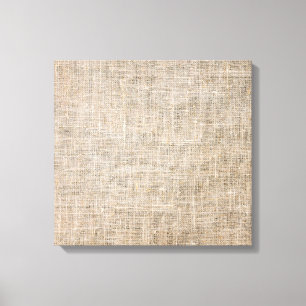 Jute Textile Canvas Print