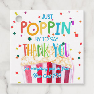 juts popping by to say thanks popcorn volunteer favour tags