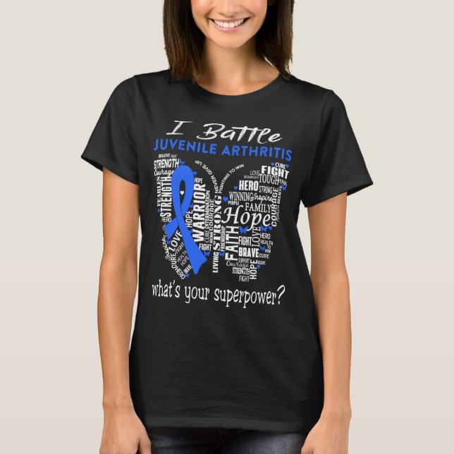 Juvenile Arthritis Awareness Month Ribbon Gifts T-Shirt (Front)