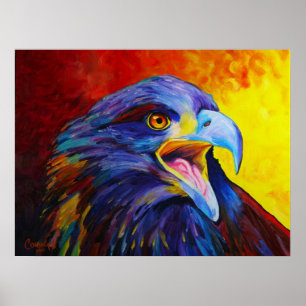 Juvenile Bald Eagle Print - by Corina St. Martin