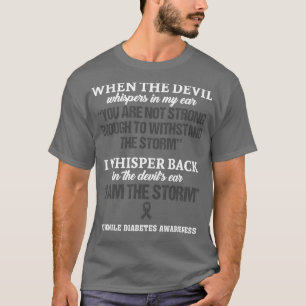 Juvenile Diabetes Awareness I Am The Storm In This T-Shirt