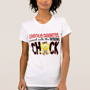Juvenile Diabetes Messed With The Wrong Chick T-Shirt
