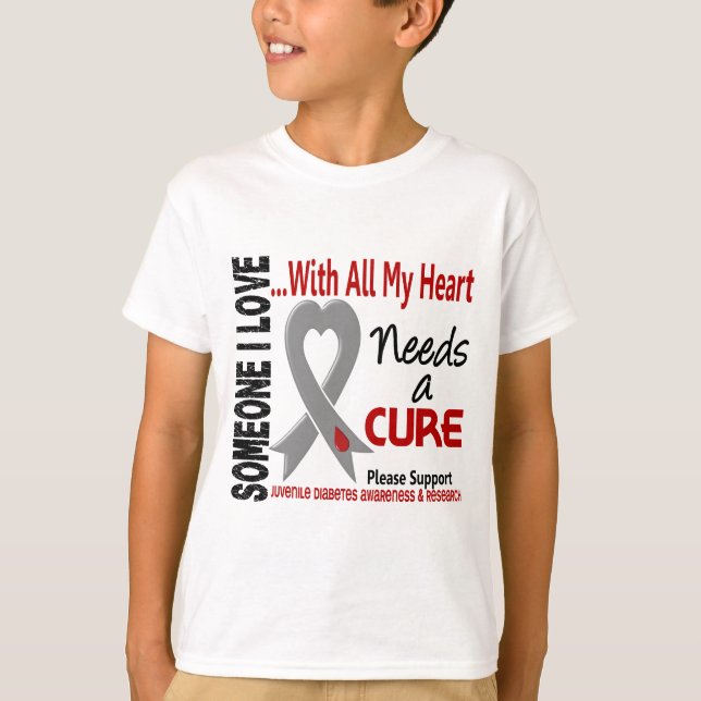 Juvenile Diabetes Needs A Cure 3 T-Shirt (Front)