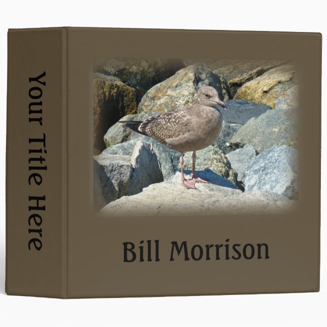 Juvenile Great Black-Backed Gull Binder (Front/Spine)