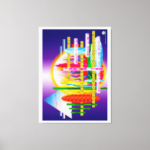 Juxtapositioned Canvas Print