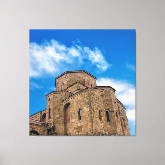 Jvary monastery Georgia Canvas Print (Front)