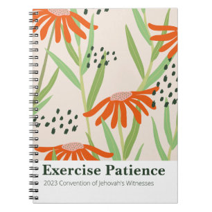 JW 2023 Regional convention Exercise Patience Notebook