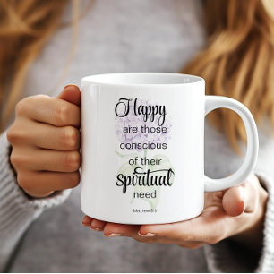 JW 2026 Year Text with Hydrangea Coffee Mug