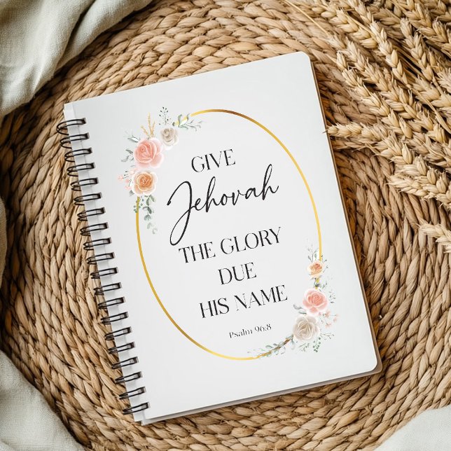 JW Année Texte Carnet spirale (Créateur téléchargé)