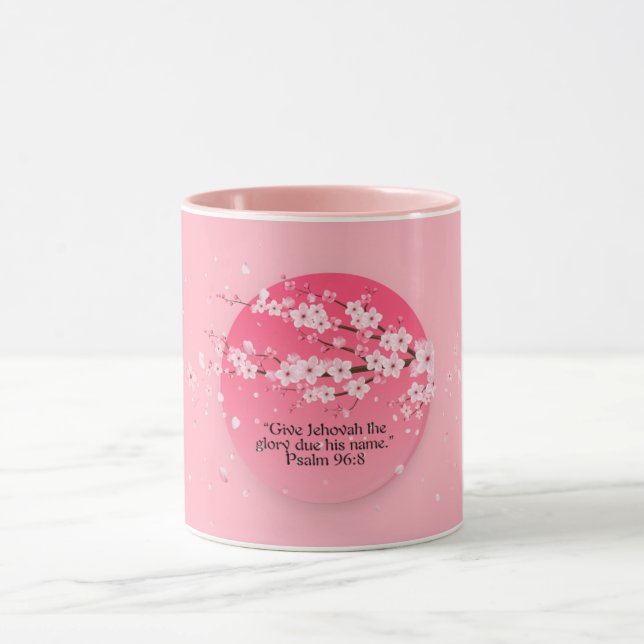 JW Apple Blossom Coffee Cup with 2025 Year Text (Center)