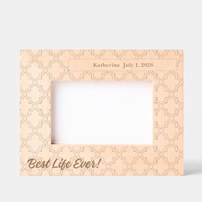 JW Baptism Gift-Keepsake Personalized! Etched Frames (Front)