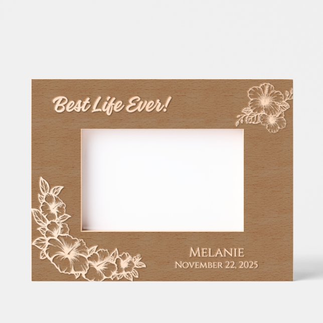 JW Baptism Gift or Keepsake for Sisters! Etched Frames (Front)