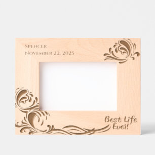 JW Baptism Gift or Keepsake -Ocean Waves Etched Frames