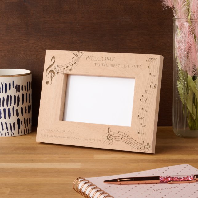 JW Baptism Keepsake Gift 2025 Regional Convention Etched Frames (Left)