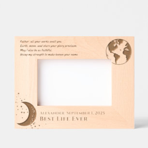 JW Baptism Keepsake-Gift for brothers Etched Frames