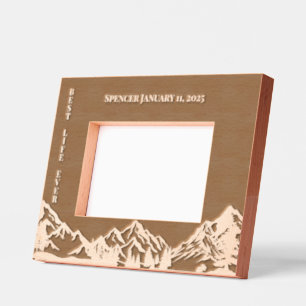 JW Baptism Keepsake Personalized for him Etched Frames