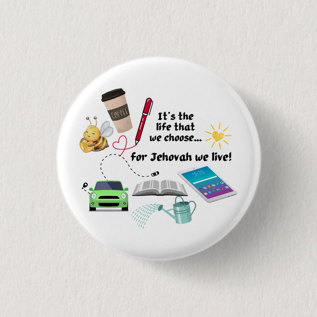 JW Button - Pin for Pioneers (Front)