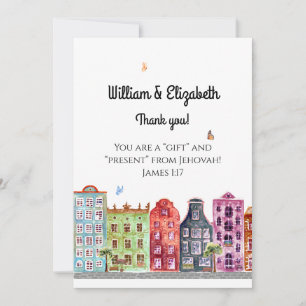 JW C.O. & Wife Thank You-New Assignment Card