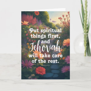 JW Card for Jehovah's Witnesses   JW Greeting Card