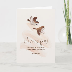 JW Card, Matthew 10:31   JW Greeting Card