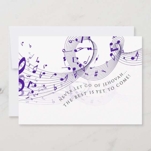 JW Congratulations on your Baptism Greeting Card (Front)