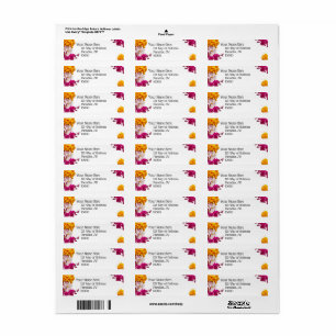 JW Customizable Return Address Labels