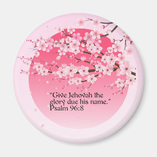 JW Gift Idea 2025 Year Text Magnet Psalm 96:8