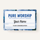 JW Keepsake Convention Badge Pure Worship