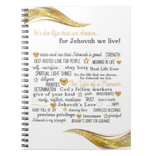 JW Life of a Pioneer Carnet for Sisters (Devant)