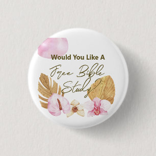 JW Ministry Supplies Letter Writing Bible Study  1 Inch Round Button