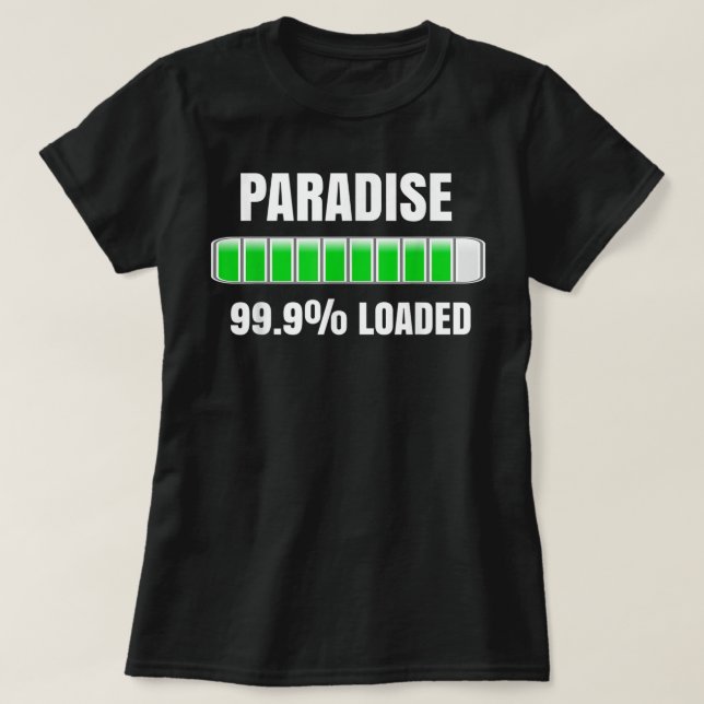 JW Org Jehovah's Witnesses Gift Paradise Loading T-Shirt (Design Front)