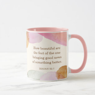 JW Pioneer Gift, Isaiah 52:7 JW Mug