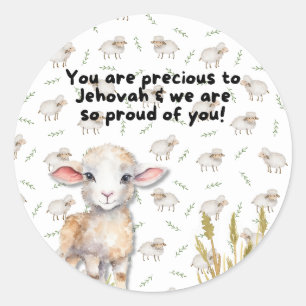 JW Precious Sheep Stickers for children