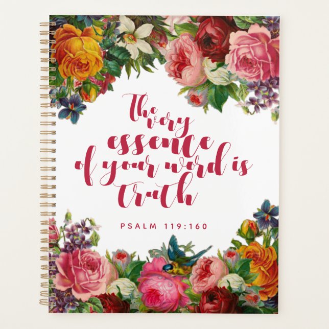 JW Psalm 119:160 Scripture Planner (Front)